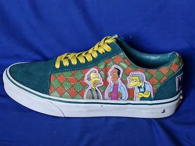 Vans X The Simpsons Moes Tavern Old Skool Skate Sneaker Shoes Size US Womens 9 • $160