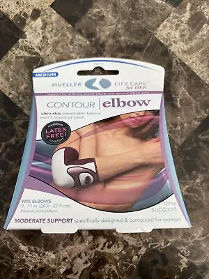 Mueller Contour Elbow Support For Her Size Medium Free Shipping! • $11.99