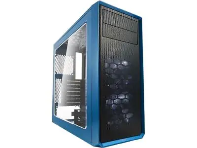 Fractal Design Focus G Petrol Blue ATX Mid Tower Computer Case FD-CA-FOCUS-BU-W • $54.99