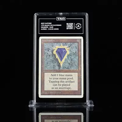 Mox Sapphire Unlimited TAG Authenticated Altered - Color Added - Cert Z4344154 • $3300