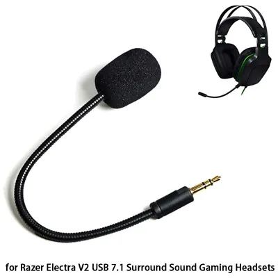 Replacement Aux 3.5mm Mic Microphone For Razer Electra V2 USB 7.1 Heads_au • $7.30