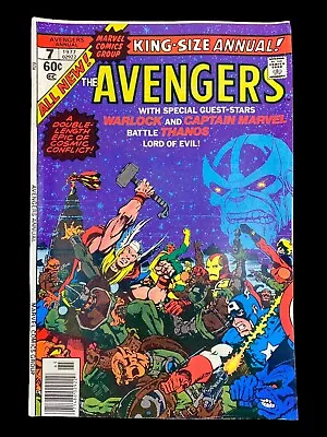 Marvel Comics The Avengers 1977 Vol. 1 No. 7 VG • £23.75