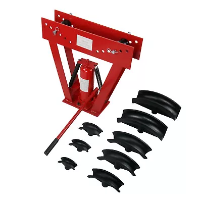 16 Ton 1/2in Diameter Hydraulic Pipe Bender Manual Hydraulic Tube Bending 8 Dies • $215.99