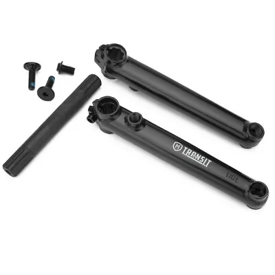 Mission Transit V2 3-Piece BMX Crank - 170mm - Black • $29.99