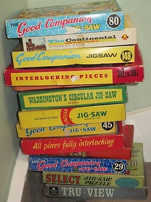 VINTAGE JIGSAW PUZZLES 1950s 1960s All Missing 1 Or 2 Pieces SELECTION • £2.99