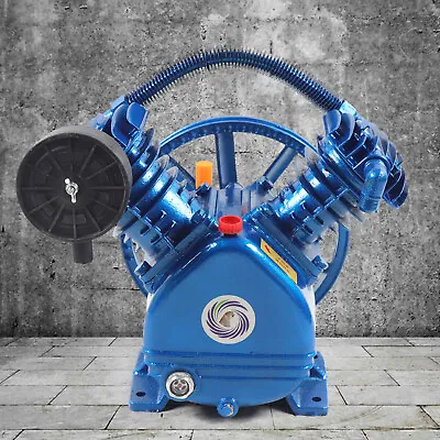 175PSI 3HP Twin-Cylinder Air Compressor Pump Motor Head 2- Stage 8.8 CFM V Style • $204.25