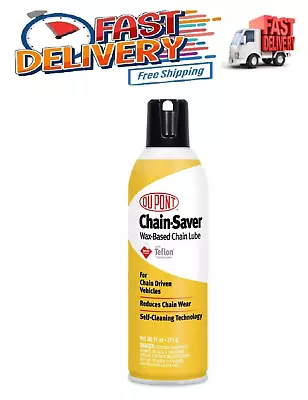 DuPont Motorcycle Chain-Saver Wax-Based Self-Cleaning Dry Lubricant 11oz • $14.98