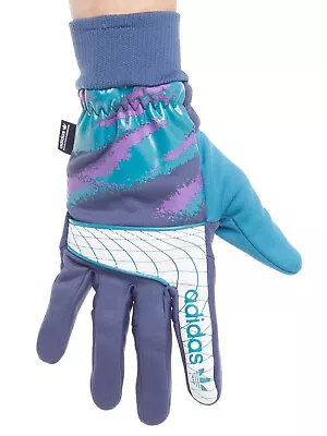 Adidas Collegiate Goalie Style Gloves In Navy-Real Teal - Large • £19.95