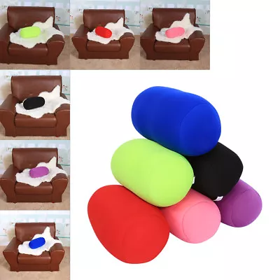 Microbead 6Colors Roll Cushion Neck Waist Back Head Support Sleep Pillow Trav YA • $9.57