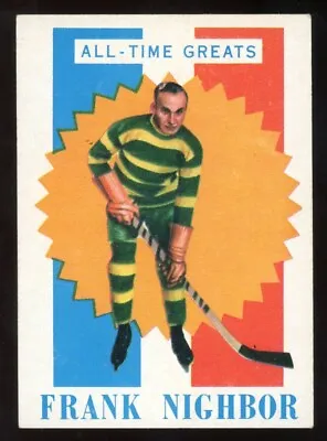 1960-61 TOPPS HOCKEY #35 Frank Nighbor ALL-Time Greats EX+ Maple Leafs • $42.49