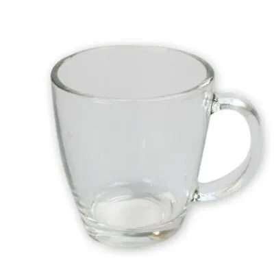 £6.88 • Buy 350ML Glass Coffee Cups Tea Glasses Cappuccino Hot Drink Mugs Handle G5909 UK