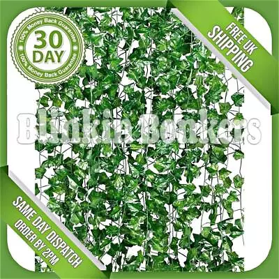 Artificial Ivy Plant Vine Fake Long Garland Foliage Hanging Leaves Decoration • £3.49