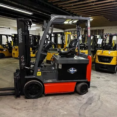 2019 Toyota 8FBCU30 6000lbs Used Electric Forklift Sideshift 2020 Battery • $9950