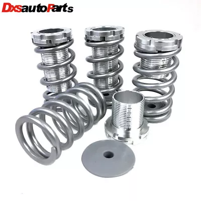 New 95-99 Mitsubishi Eclipse Coilover Lowering Spring Kits Adj. High/Low SILVER • $59.98