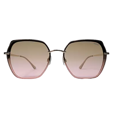 New MEXX Women's Sunglasses 6482 200 Light Gold Frame Brown Pink Lens 60-16-143 • $49.95
