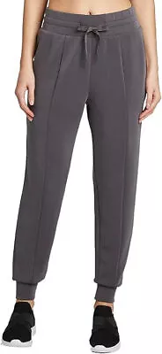 JoyLab Women's Slounge Jogger Pants Stretch Drawstring Pockets Dark Gray Small • $15.99