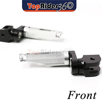 SILVER Front Foot Pegs 25mm Lower Shinobi For Yamaha Vmax 1700 09-17 16 15 14 13 • $47.94