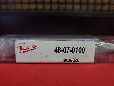 Milwaukee #3 Morse Taper Arbor  ¾” Chuck Model 48-07-0100 For Super-Hole Shooter • $14.99