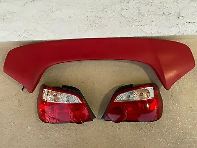 2004-2005 Subaru Impreza WRX STI All Red Tail Lights JDM W Red Subaru Spoiler OE • $429