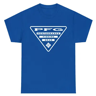 PFG Performance Fishing Gear Logo Men's Royal Blue T-Shirt Size S - 3XL • $14.39