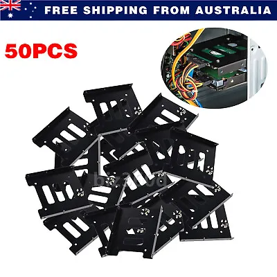 $125 • Buy 50PCS Metal 2.5  To 3.5  SSD To HDD Mounting Adapter Bracket Hard Drive Holder