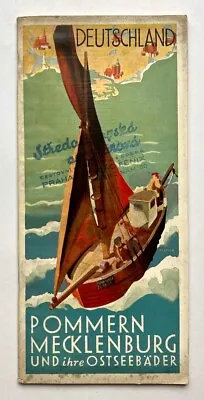 Original Vintage Travel Brochure - DEUTSCHLAND - GERMANY - POMMERN - 1936 • $55