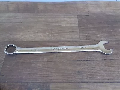 CRAFTSMAN PROFESSIONAL 1-1/8  Combination Wrench 12 Point 45951 • $29.50