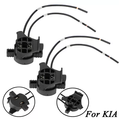 2PCS For KIA Hyundai Veloster SORENTO OUTLANDER H7 Headlight Socket Plug Adapter • $13.99