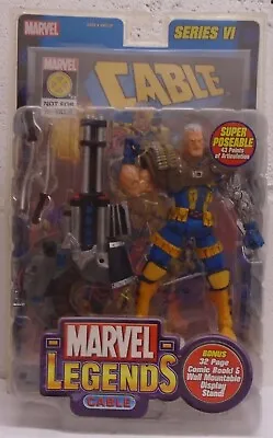 Marvel Legends Series 6 VI Cable Blue Yellow X-Force X-Men Toybiz SEALED • $45