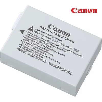 Genuine Original Canon LP-E8 LPE8 Battery For EOS 550D 700D X4 X5 T2i T3i • £20.39