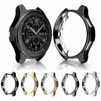 AU For Samsung Galaxy Watch 42/46mm S3 TPU Bumper Case Cover Screen Protector • $8.99