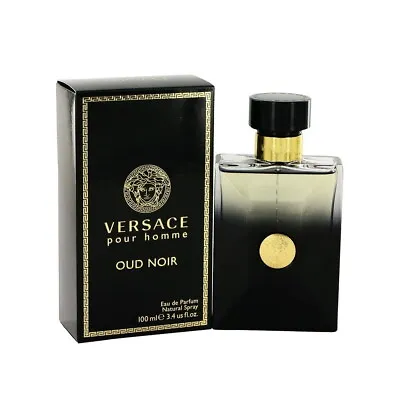 Versace Pour Homme Oud Noir 3.4 Oz / 100 Ml Eau De Parfum For Men • $65.99