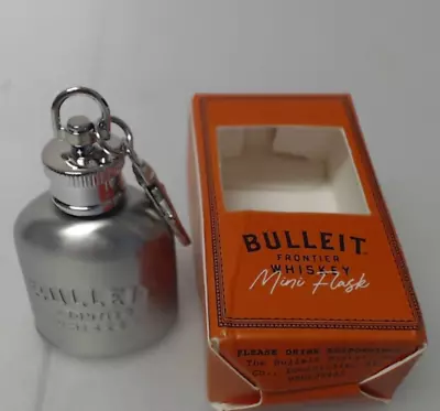 Bulleit Frontier Whiskey Bourbon Mini Flask Brand New • $7.99