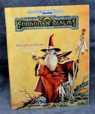 Advanced D&D Forgotten Realms Shadowdale Campaign Settings 1993 Book 2nd Edition • $28.99