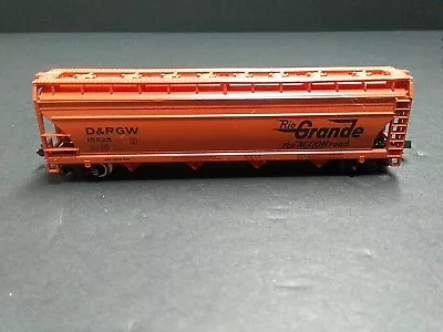 Atlas N Scale Rio Grande D&RGW #15525 4 Bay Hopper Car • $14