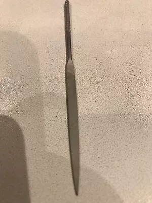 $8.95 • Buy Nicholson, 4  Flat 4 Cut (Sharp Point) Round Handle Needle File,  New 