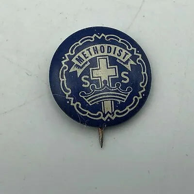 Vintage Methodist Sunday School SS 3/4  Button Pin Pinback  Q5  • $7.46