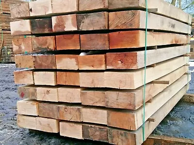 2m NEW  HARDWOOD L.Oak Railway Sleepers Grade  A  Delivery Available! • £27.60