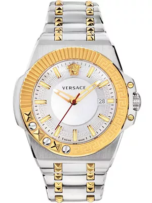 Versace VEDY00519 Chain Reaction Men`s Watch Mens Watch 46mm 5ATM • $988.50