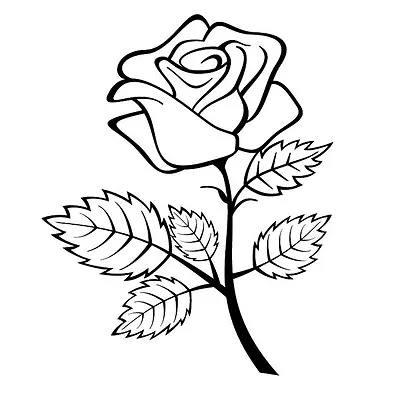 Rose Flower Car Decal Sticker • $3.94