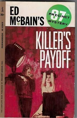 Ed McBain KILLER'S PAYOFF Permabook #M-4265 [1960]. Robert McGinnis GGA VG+ • $6.65