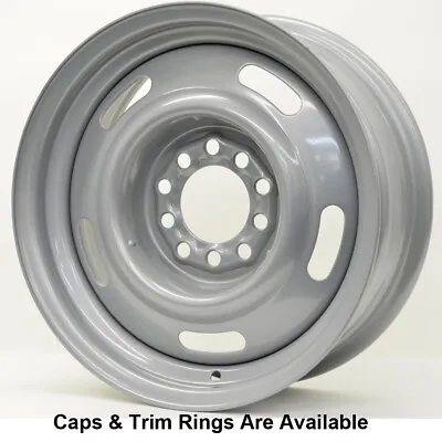 VISION 55 Rally 15X4 5X114.3/5X120.65 Offset 0 Silver Painted (Quantity Of 1) • $46