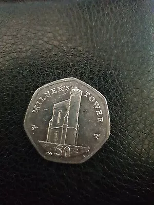 🇮🇲Isle Of Man 2012 Milner’s Tower Rare 50p Fifty Pence Coin 🇮🇲 • £4.99
