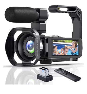 Video Camera 4K Camcorder  WiFi 48MP Vlogging Camera For YouTube With Microphone • $72