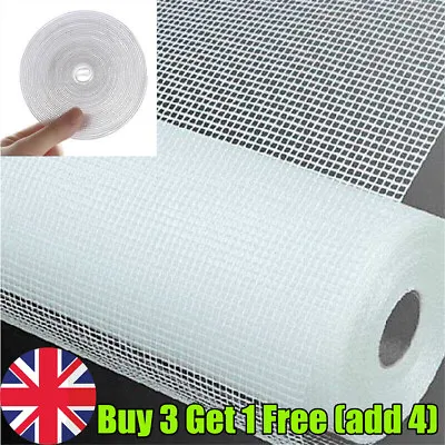 Window Screen Mesh Net Fly Insect Bug Mosquito Moth Door Netting Guard White UK • £3.33