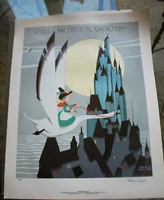 Vernon Grant Signed Original Limited Edition Of 250 Large Print Of Mother Goose  • $150