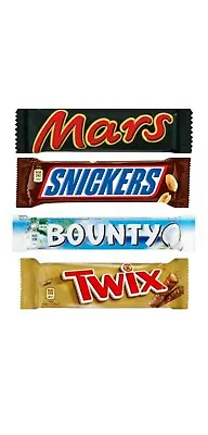 £9.99 • Buy Mars Snickers Bounty Boxes 24 40 Bars Twix Boxes Chocolate FULL CASE XMAS GIFT
