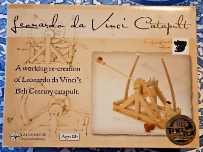 NEW Leonardo Da Vinci Catapult Wooden Construction Craft Kit - Siege Engines • $9.90