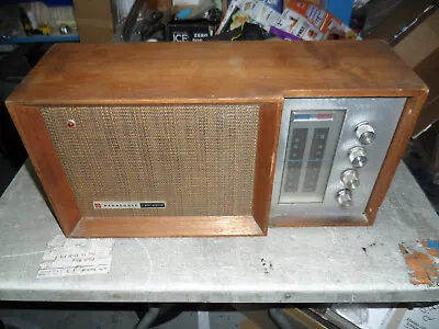 Vintage Panasonic 2-Way System Solid State Am/FM Radio W/ Wood Case Housing • $22.22