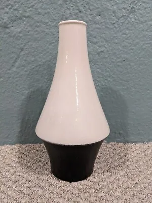 Vintage Mid Century Ceramic Art Deco Vase Black White Germany • $25